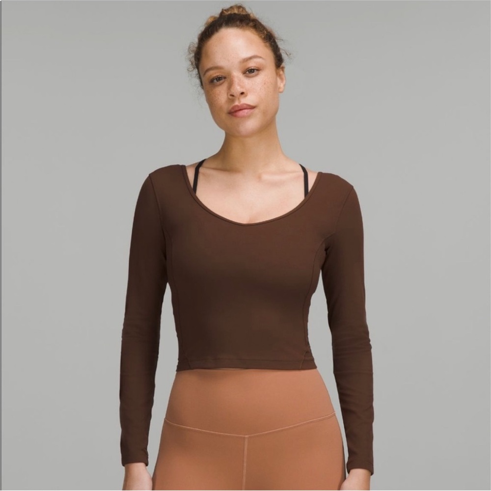 Lululemon brown align long sleeve